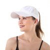 DOOVID Women Baseball Cap Criss Cross Ponytail Baseball Cap Mesh