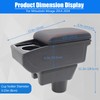 for Mitsubishi Mirage 2014-2024 Car Armrest Box Center Console Accessory