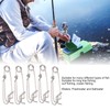 Closed Eye Fishing Clips Snap, Long Line Clips Snap Polished