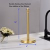 Fatizon Paper Towel Holder Stand, Gold Paper Towel Holder Countertop,