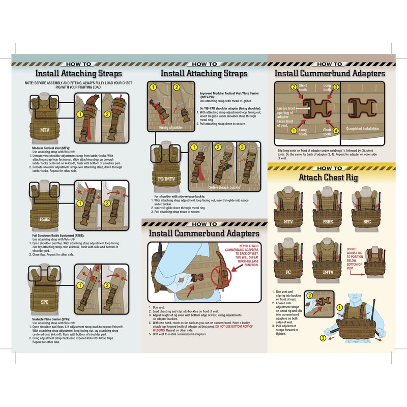 USMC Shoulder Harness Assembly - Coyote Tan - Component of