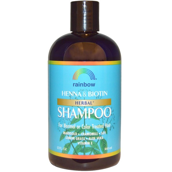 Henna and Biotin Herbal Shampoo 12 fl Ounce Liquid
