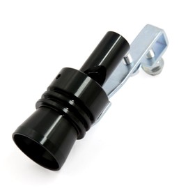 uxcell Universal Black Sound Exhaust Whistle Blow off Valve Simulator Whistler XL