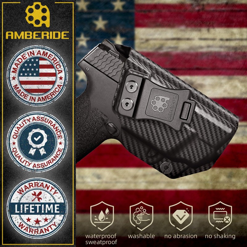 Amberide IWB & OWB KYDEX Holster Fit: Smith & Wesson