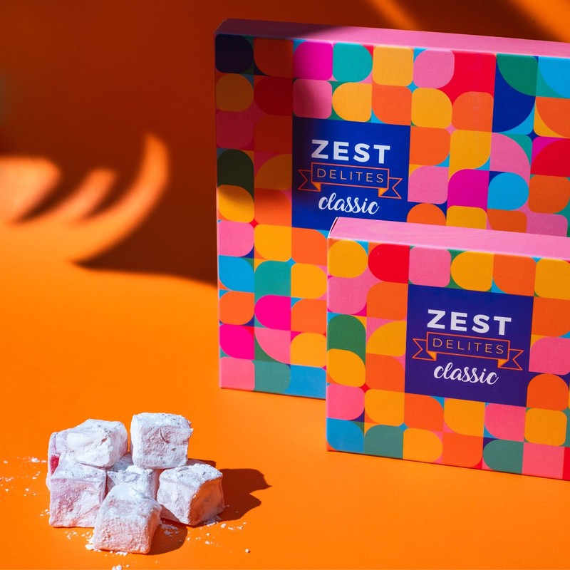 Turkish Delights Candy by Zest Delites, Assorted Flavored Turkish Delight