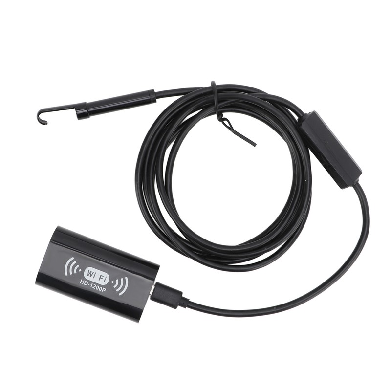 8mm Wifi Industrial Endoscope Inspection Camera 1200P HD Lens IP68