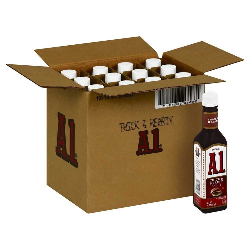 A1 Thick & Hearty Steak Sauce 10 oz (Pack of