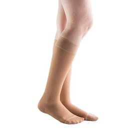 Actifi 20-30 mmHg Knee High Sheer Compression Stockings for Women, Closed Toe, Breathable Fabric - Best for Athletic Running, Cycling and Fatigue Relief - X-Large, Lt. Nude