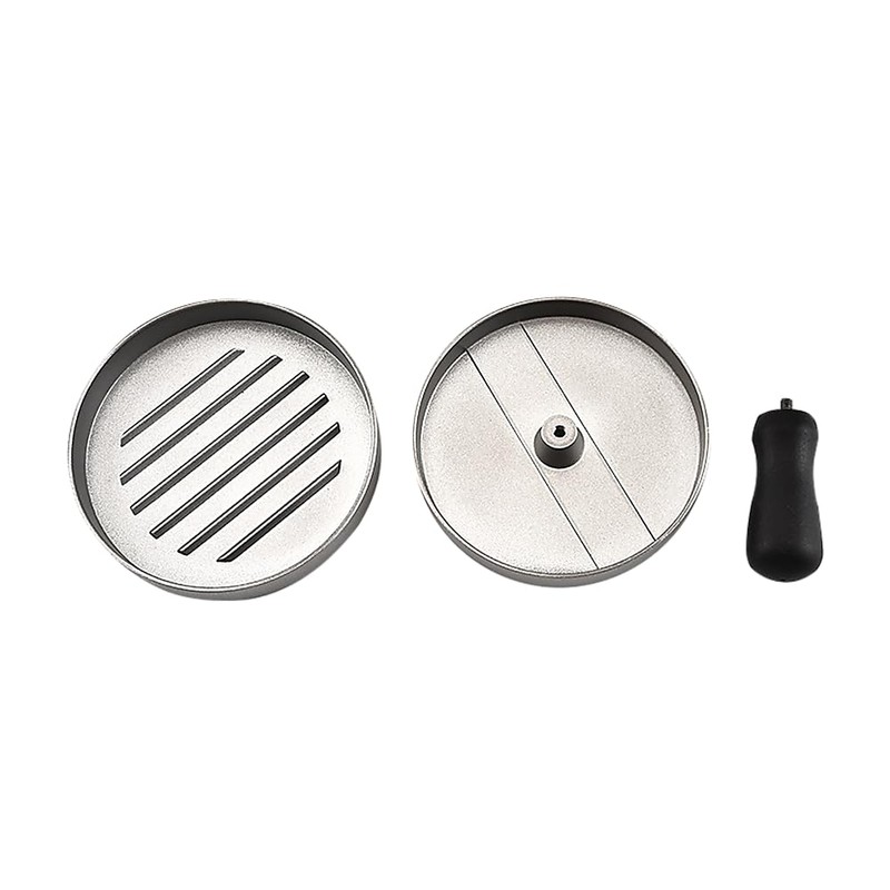 Large Round Hamburger Patty Maker Grill Press Burger Metal Mold