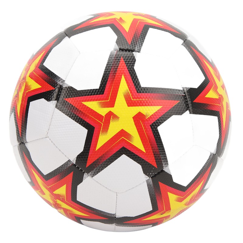 Sports Soccer Balls Size 5 PU Star Pattern Traditional Soccer