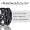 Set of 4 17" 5 Spoke Snap-On Wheel Skins for