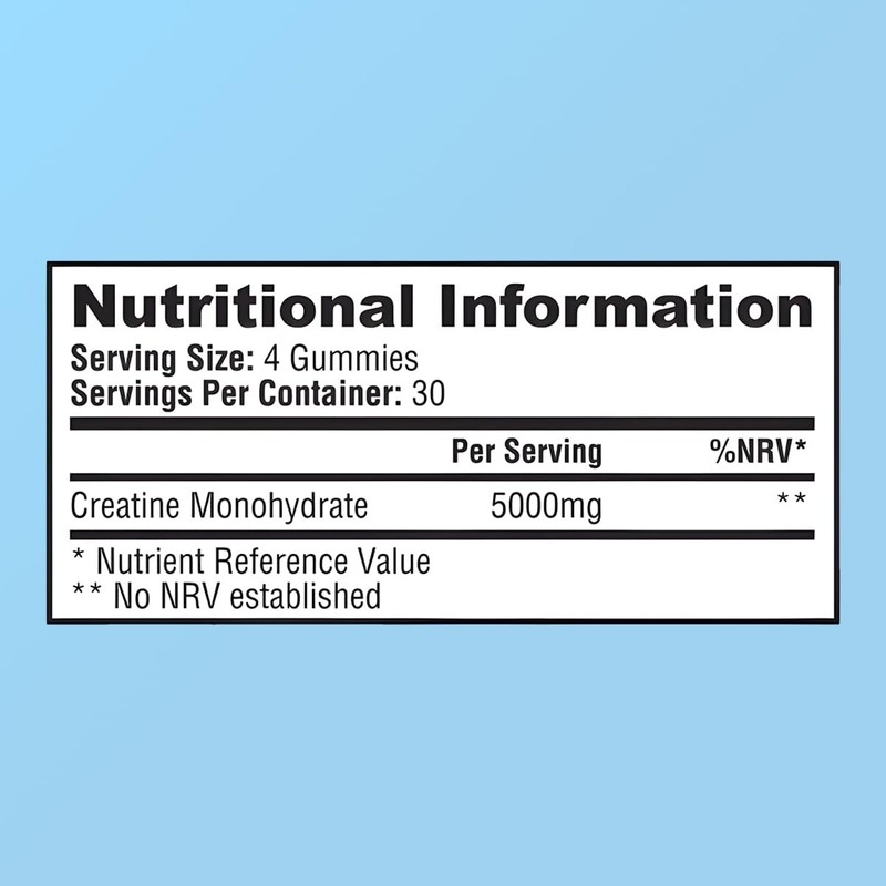 Joyi Joyi Creatine Gummies 5000mg Creatine Monohydrate Men + Women