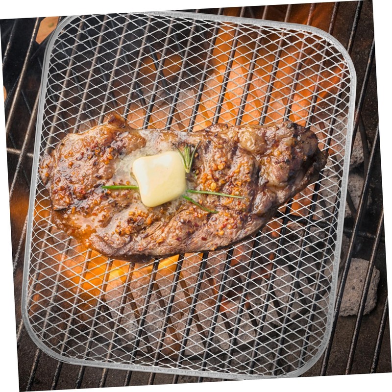 ABOOFAN Stainless Steel Barbecue Net Multifunctional BBQ Grill Mesh for