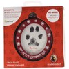 Pearhead Christmas Pawprints Double-Sided Holiday Photo Ornament, Season's Grrreetings Dog
