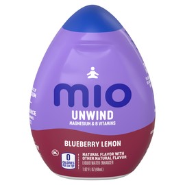 mio Unwind Blueberry Lemon Liquid Water Enhancer with Magnesium & B Vitamins, 1.62 fl oz Bottle