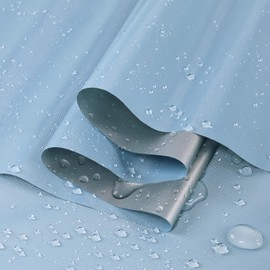 GoldWheel 6Yard (60"×216") Marine Waterproof Fabric - Outdoor UV-Resistant Lightweight Durable Ripstop Material, UPF50+ Sun-Protection Blackout for Tarp Tent Camping Canopy, Sky-Blue