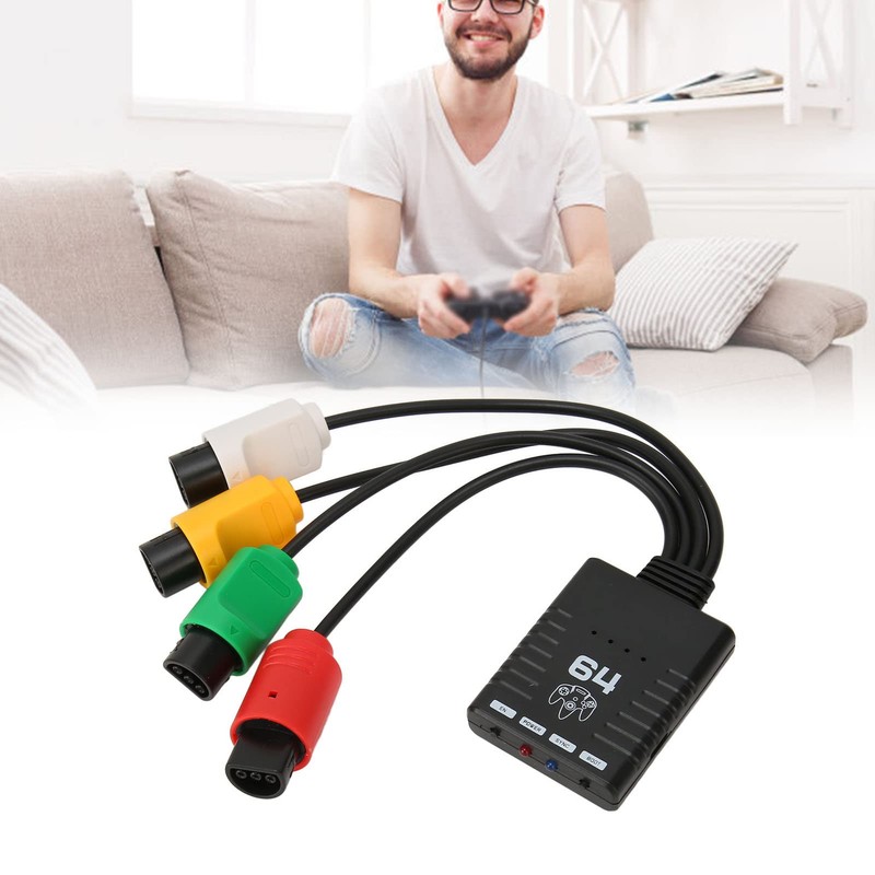 Wireless Controller Adapter for, Bluetooths Controller with LED Indicator for