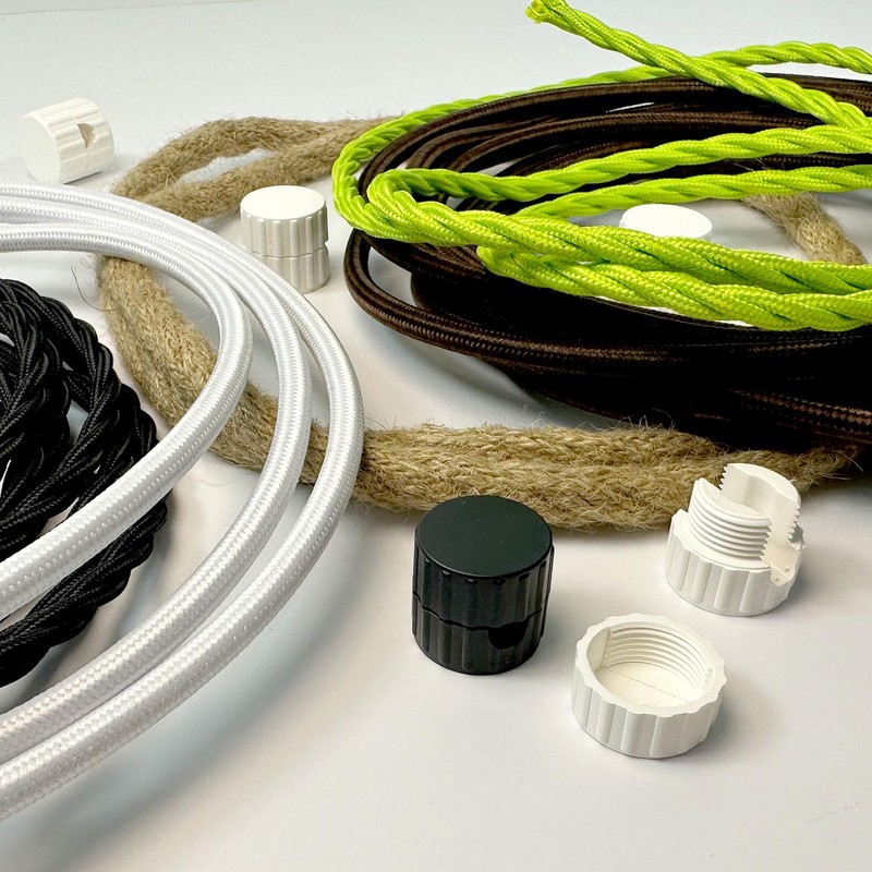 QuirkLz Pack of 12 Monkey Swing Surface-Mounted Cable Holders -