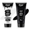 Erinde Pintura Corporal Blanco+Negro Face,Pintura Facial de Cobertura Total