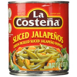 La Costena Sliced Jalapeno, 28 Ounce (Pack of 12)
