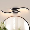Vloitgol Black Bathroom Vanity Light Fixture, 26W 5CCT Dimmable Modern