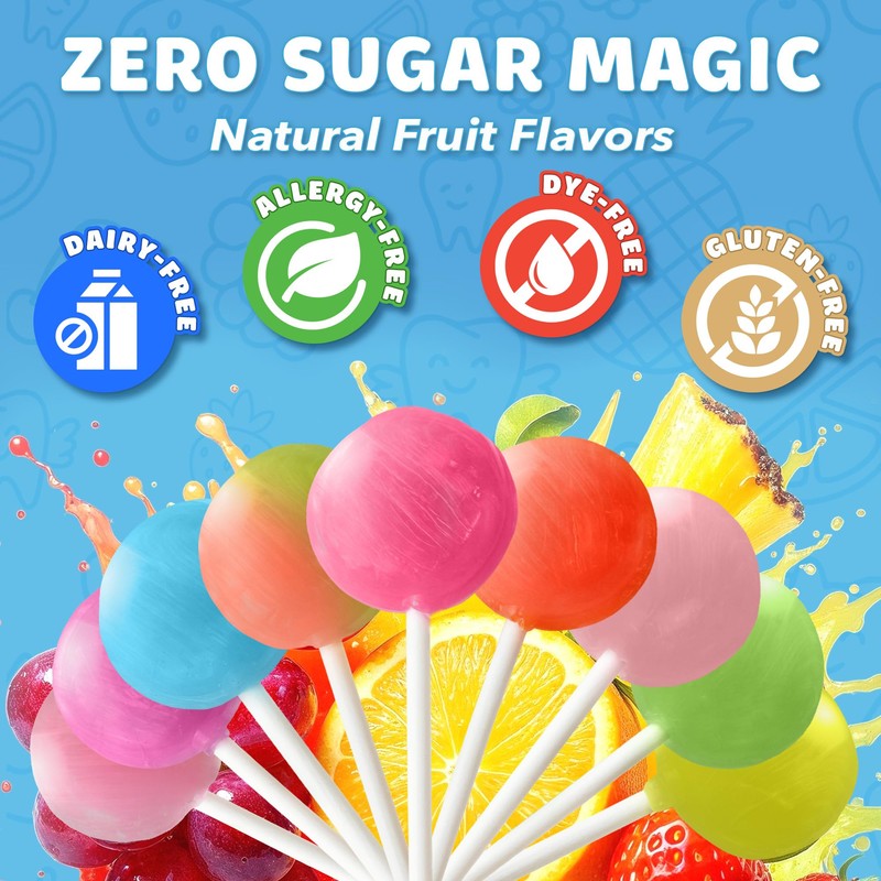 Zollipops - Holiday Strawberry Pack - Clean Teeth Lollipops, 3.1