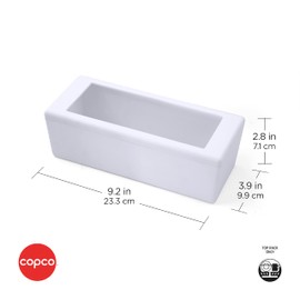 Copco Storage Bag Organizer Small, 9.2 L x 3.9 W x 2.8 H inches, white