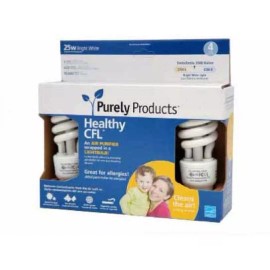 Purely Products 4 Bombillas Purificadores Aire Ionicos Alergias Olores Humo