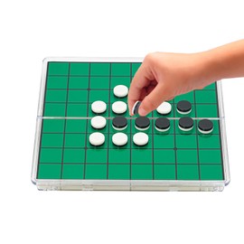 KOKOSUN Reversi Board Game Travel Set, 15 x 15 cm, Magnetic Folding Classic Board Game, Family Fun Gift for Children