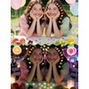 42Pcs Rave Sprouts Glow Fruit Trinkets Hair Clip