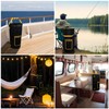 Bjabtan Portable Boat Trash Can, Odor-Proof & Leak-Proof Boat Garbage