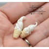 SMA 1:12 Dollhouse Miniature Two Vanilla Ice Creams BD K2542