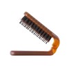 JooBsoso Hair Brush, Pig Bristle, Skeleton Brush, Comb, Foldable, Hair