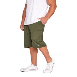 BadRhino Mens Big & Tall Jogger Shorts Green, Khaki