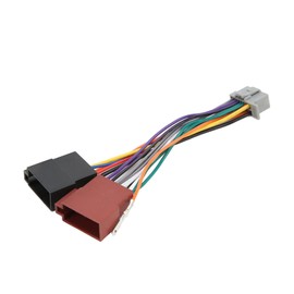 Naroote Video Wiring Harnesses, Radio Wiring Harness Radio Harness Plastic with High Performance for Car