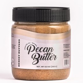 Pecan Butter Crema de Nuez Pecana Sin Azucar Sin Sal 100% Natural