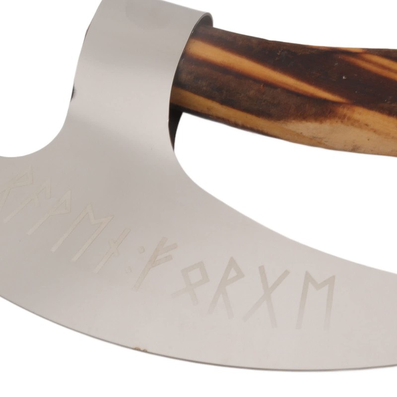 Aramox Pizza Cutter Axe, Pizza Cutting Axe Stainless Steel Handmade