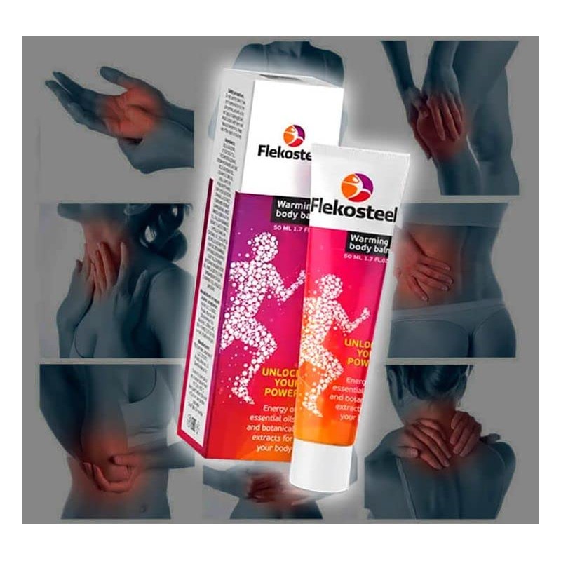 RIXET 3 Tubos Flekosteel Bálsamo Corporal Que Calienta 50 Ml