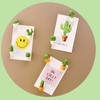 6Pcs White Fridge Magnets, Cute Cactus Sticker Magnet Stickers, Whiteboard