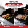SHIZZO Grill Basket Set, Barbecue BBQ Grilling, Stainless Steel Folding