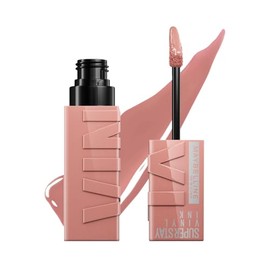 Maybelline Labial líquido brillante Superstay Vinyl Ink Tono Captivated, 4.2ml - Dura hasta por 16H, brillo instantáneo sin grumos, sin transferencias