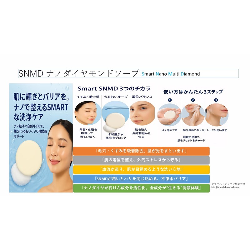 SNMD NANODIAMOND Facial Soap