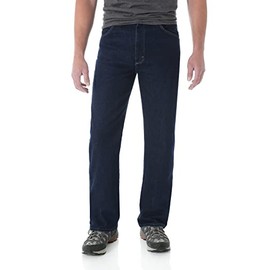 Wrangler Mens Classic Fit Jeans, Prewashed, 33W x 34L US