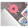 iSmartHome Donut Portable Power Strip Surge Protector Red (2) AC