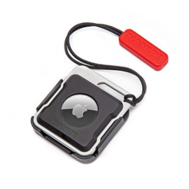 Nanuk Durable and Secure Airtag Holder, Attachable to Protective Cases, Backpacks, Luggage, Drones, Cameras, Keys, Electronics, Bikes, and Athletic Equipment (4 Mounting Options, Airtag Not Included)