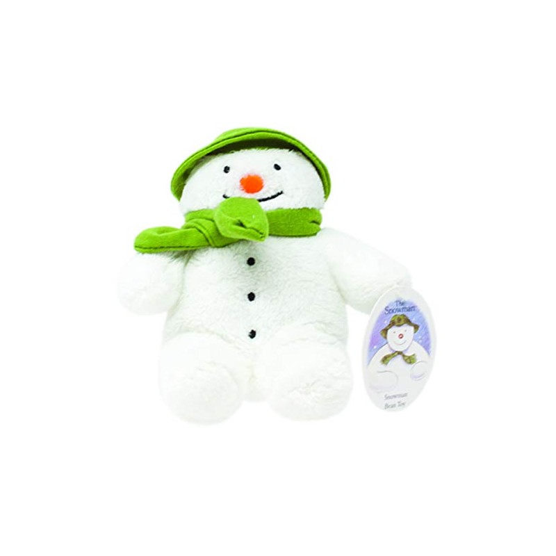 Rainbow Designs Snowman Bean Toy for Newborn 15cm (White)