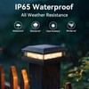 Solar Light Outdoor 4 Packs, Waterproof Solar Powered Post Cap