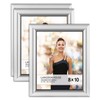 Langdon House 8x10 Picture Frames (Silver, 3 Pack), Contemporary Glam