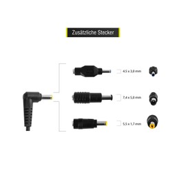 LEICKE ULL Universalnetzteil für HP 19V 4.74A 90W | Notebook Laptop Ladegerät für Acer ASUS Toshiba PA3516E-1ACA Medion Liteon Kompatibel 19V 3.42A 18.5V 3.5A 19,5V 3,33A 2.31A 90W/65W mit 4 Stecker