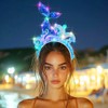 DRESBE Light Up Mermaid Headband LED Ocean Wave Headbands Glow
